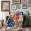 Motif de bois - couverture 1 pièce-99153827