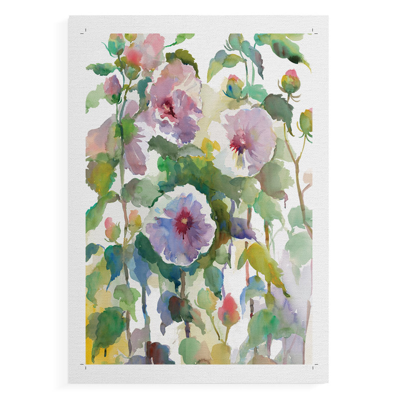 Summer Friends II - Impression sur toile seulement - NON-CADRE, H 48 po x l 32 po