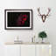 Red Flower in Abstract - Picture Frame Painting Print-55598033-55598034