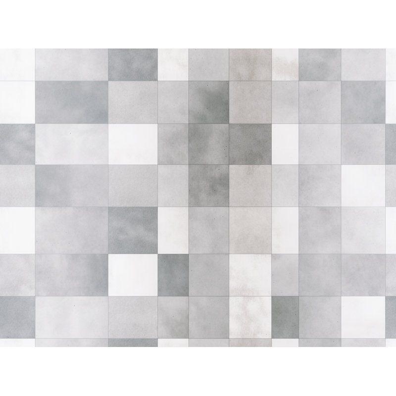 Checkered Comforter, Twin Extra Long Comforter, Silver/White Checkered