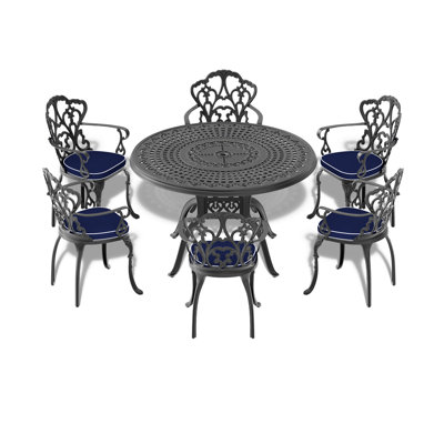 Cast Aluminum Patio Dining Table