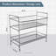 Buckingham Free Standing 2 Tier Spice Rack Multi-Purpose Kitchen Countertop Storage Organiser 30 cm-1988248141