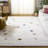 Doneshia Hand Tufted Wool/Cotton Southwestern Rug in Ivory/Rust-2004937657