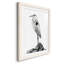 Shoreline Heron In B&W II - peinture encadrée-1032955109-1032955110
