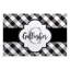 Tapis d'entrée antidérapant Denee Gingham 27 po x 18 po-362728159