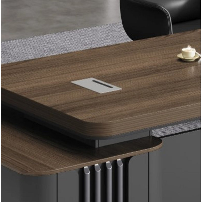Nalla L-Shaped Executive Desk, 75cm H x 160cm W x 80cm D