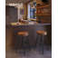 Ide Upholstered Counter Stool with Metal Frame-478538847-477764700