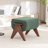 Chenice Upholstered Solid Wood Leg Ottoman-127275572