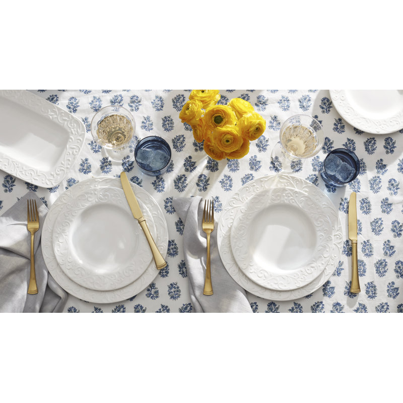 Lenox Opal Innocence Carved 16-Piece Dinnerware Set
