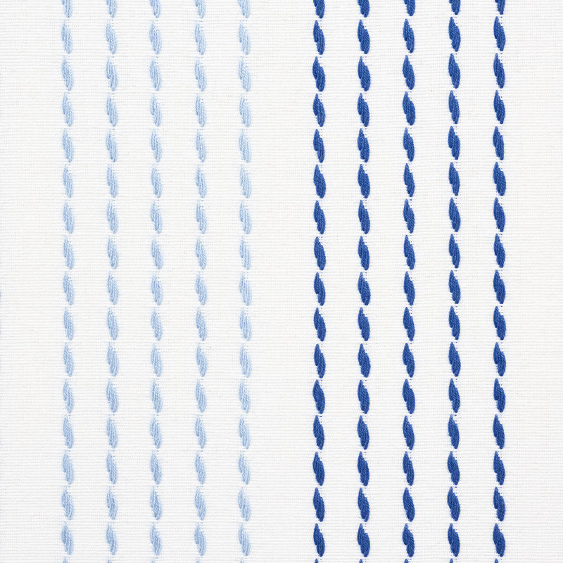 Running Stitch Fabric, Blues