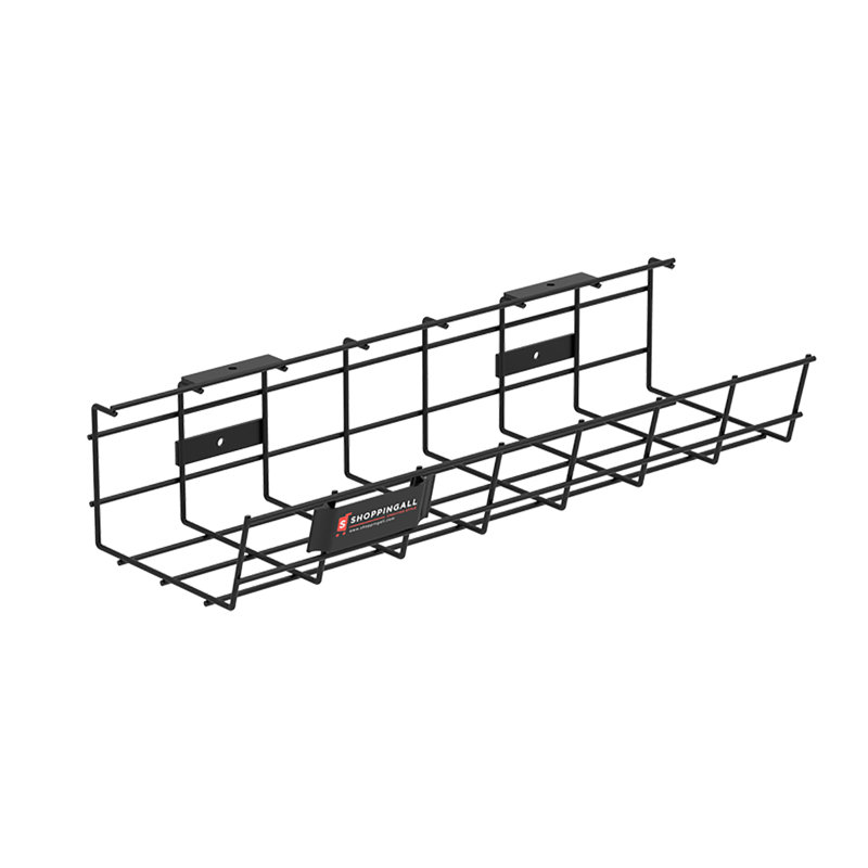 Plateau de gestion de câbles de bureau