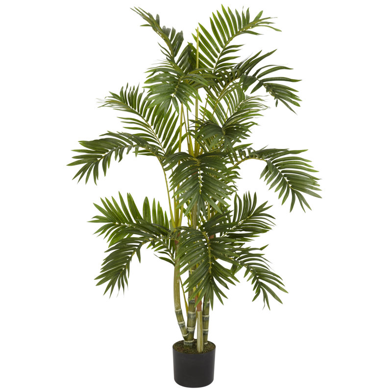 Palmier artificiel en pot, H 48 po x l 32 po x P 32 po