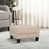 Beige Polyester Blend/Teddy
