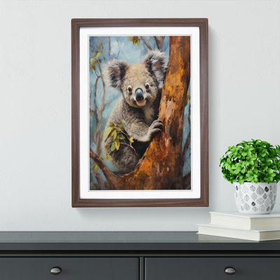 Koala Bear Romanticism Art - Framed Print