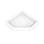 Dreamstone 36 W x 36 D x 84 H Square Shower Stall and Base Included