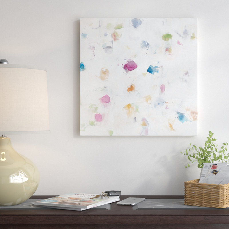 «Glitterati II», reproduction d'art sur toile, H 37 po x l 37 po x P 1,5 po, Pas de tapis, Toile tendue