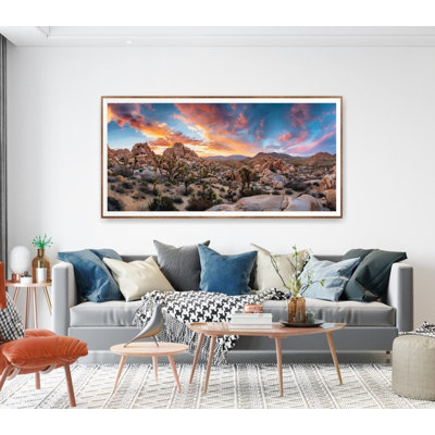 «Joshua Tree National Park», art de la Californie, impression sur affiche, art mural sur toile