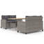 Ashmoore 4 - Person Patio Dining Set with Rectangular Table , Cushions Included