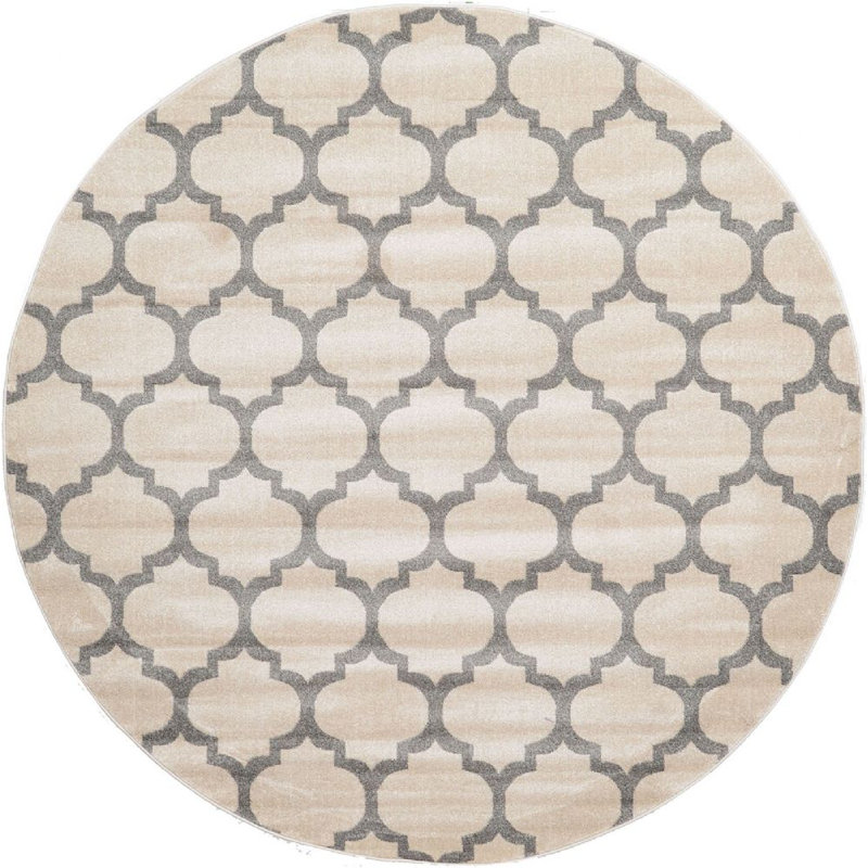 Molly Geometric Indoor Rug, Round 10'