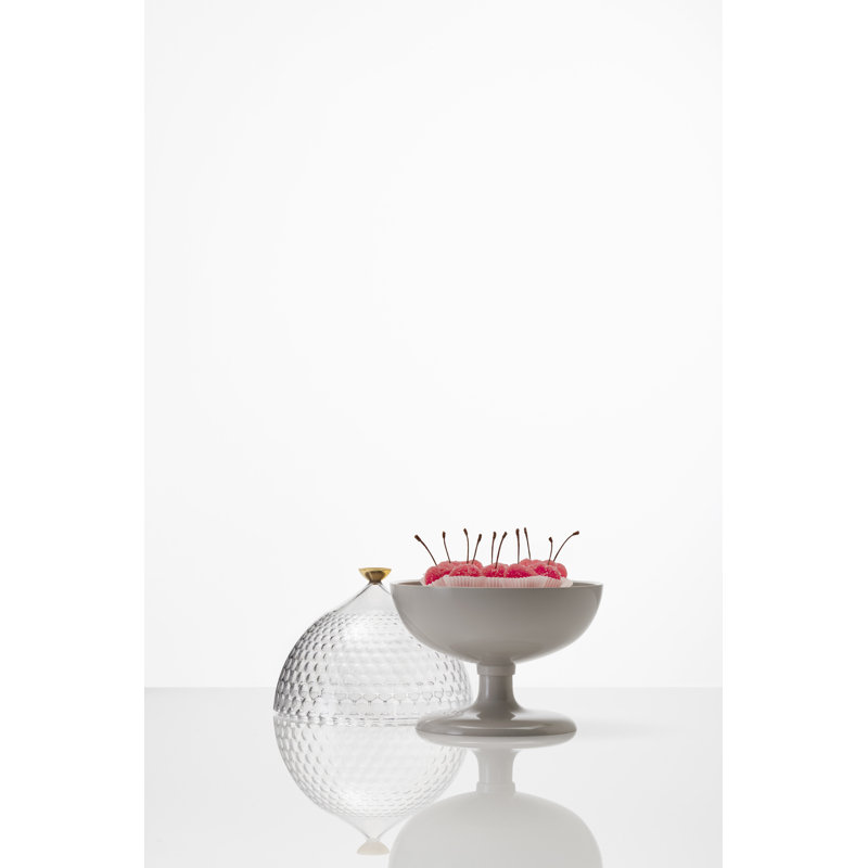 Pumo Decorative Box, Transparent/White