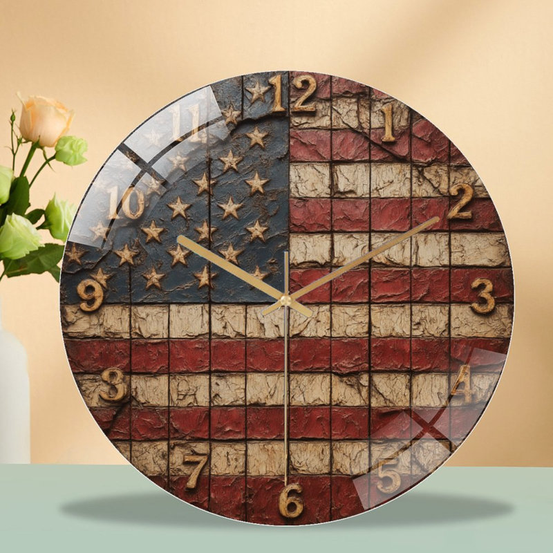 ComfyUI_00002_ Art - 12'' Modern Glass Wall Clock