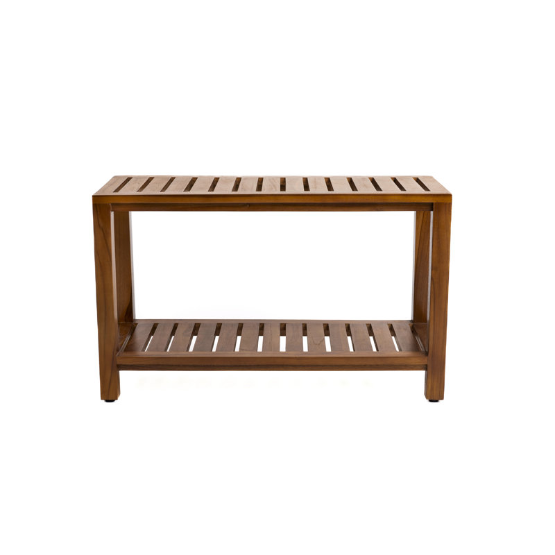 Daigan 30'' W Teak Shower Bench