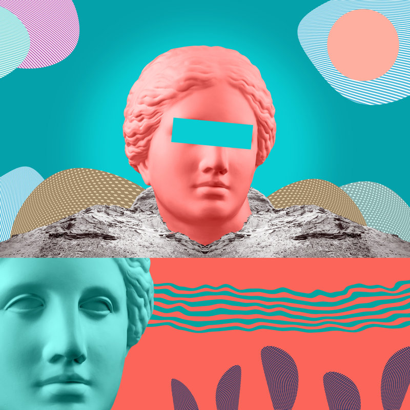 Bust Of Venus. - Wrapped Canvas Print, 122cm H x 122cm W x 3.8cm D
