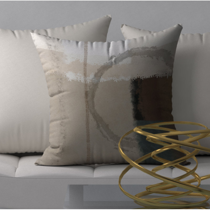 Housse et insert de coussin carré fiable Connoisseur, H 20 po x l 20 po