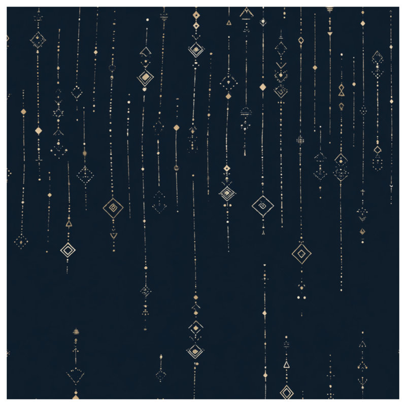 Rideaux à motif géométrique, voilages et voilages abstraits - 1 panneau, 50" x 92" - 1 Panel, Blockout
