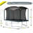 Machrus Moxie 8 x 12 FT Rectangular Outdoor Trampoline Set with Premium Safety Enclosure – Gymnastics Rectangular Trampoline for Kids and Adults-63511993