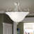Aquala Glass Semi Flush Mount-20317234