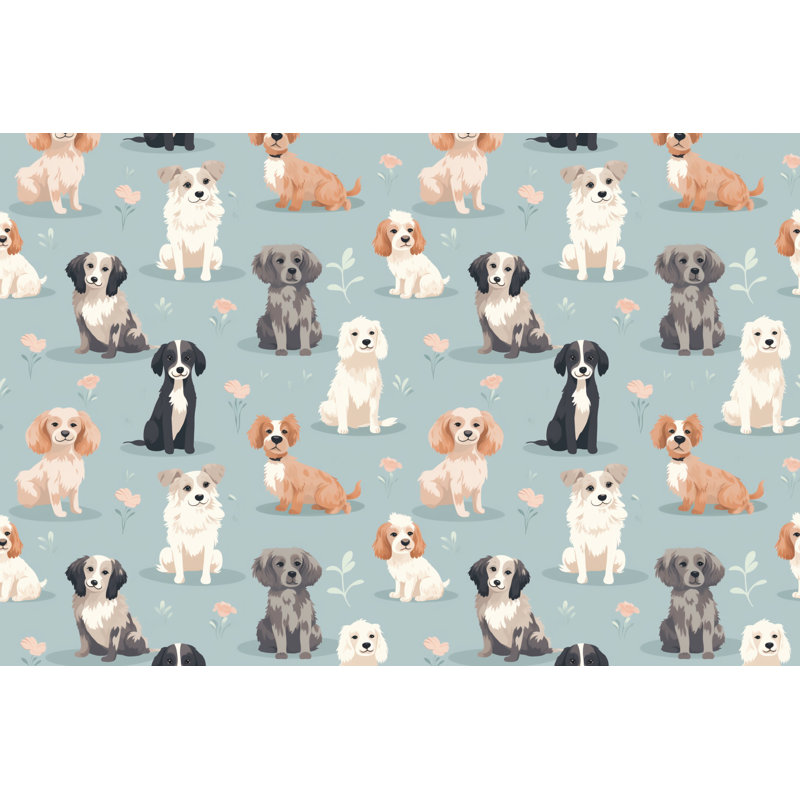 Whimsical Dog Bedding, Queen Comforter