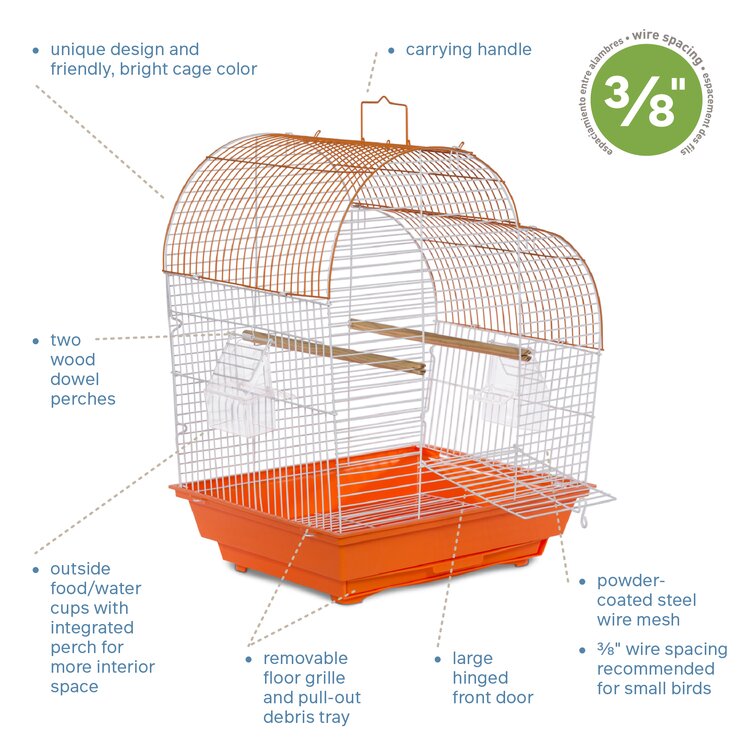 Tucker Murphy Pet™ Borton 18.5'' Victorian Top Table Top Bird Cage