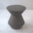 Patio Table Outdoor Corner Table, Faux Terrazzo