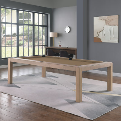 Table de billard en ardoise avec plateau de salle à manger Olivia