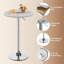 Round Metal Base Dining Table-1587434885-1587434884