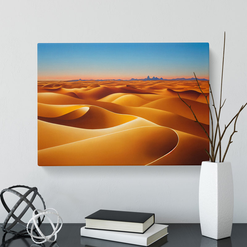 Golden Sand Desert Vol.3 - Wrapped Canvas, 50cm H x 76cm W x 3cm D
