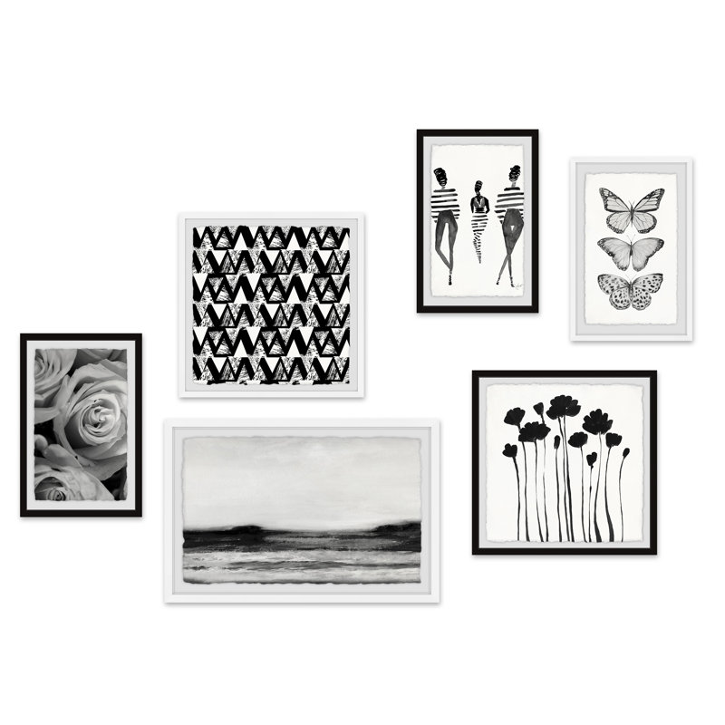 Allesandro " Flowing Moments Hexaptych " 6 - Pieces
