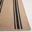 Tapis rayé en jute tissé à la main Hielm-1835403558