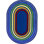 Kid Essentials Rainbow Rings Area Rug