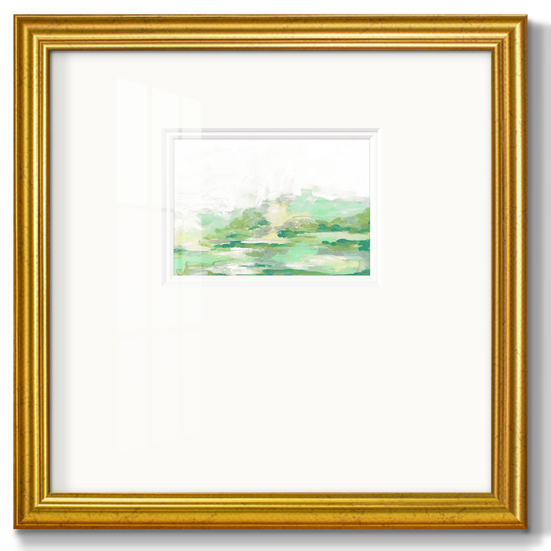 Green Mist Vista II - Imprimé, H 17 po x l 17 po x P 1,25 po