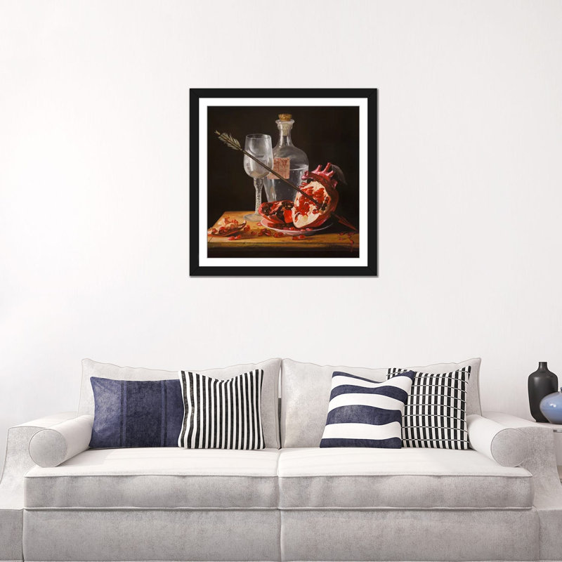 « love doucement tues i », impression sur toile, Papier d'art encadré noir, H 16 po x l 16 po x P 1 po