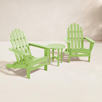 POLYWOOD® Classic Adirondack 2-Person Patio Seating Group
