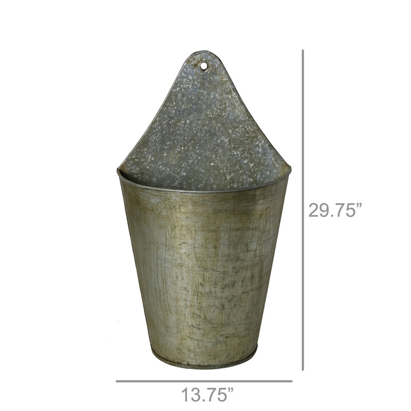 Pot à fleurs effilé Callas, 29,75" H x 13,75" L x 8,5" D