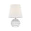 Lampe de table rechargeable intégrée en nickel poli à 1 lumière de 8,25 pouces de largeur Mitzi Nicole