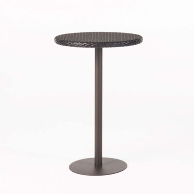 Outdoor 26" Round PE Rattan Bar Table