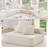 Luxury Loveseat Frame for Modular Sectional Sofa, Convertible Compressed Couch, Spacious Foam-Filled Sofa for Comfortable Living Room