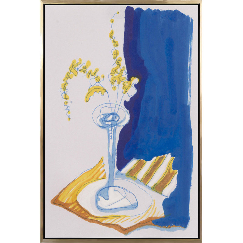 Simple Pleasures - peinture sur toile à cadre flottant