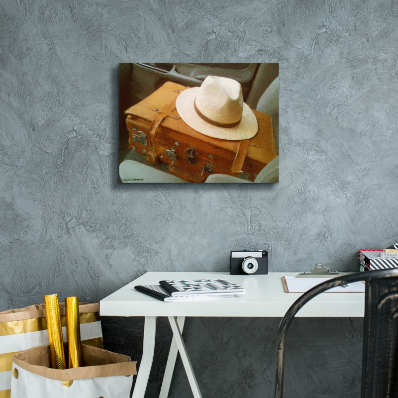 «The End» par Carlos Casamayor, art mural sur toile, H 12 po x l 16 po x P 0,75 po