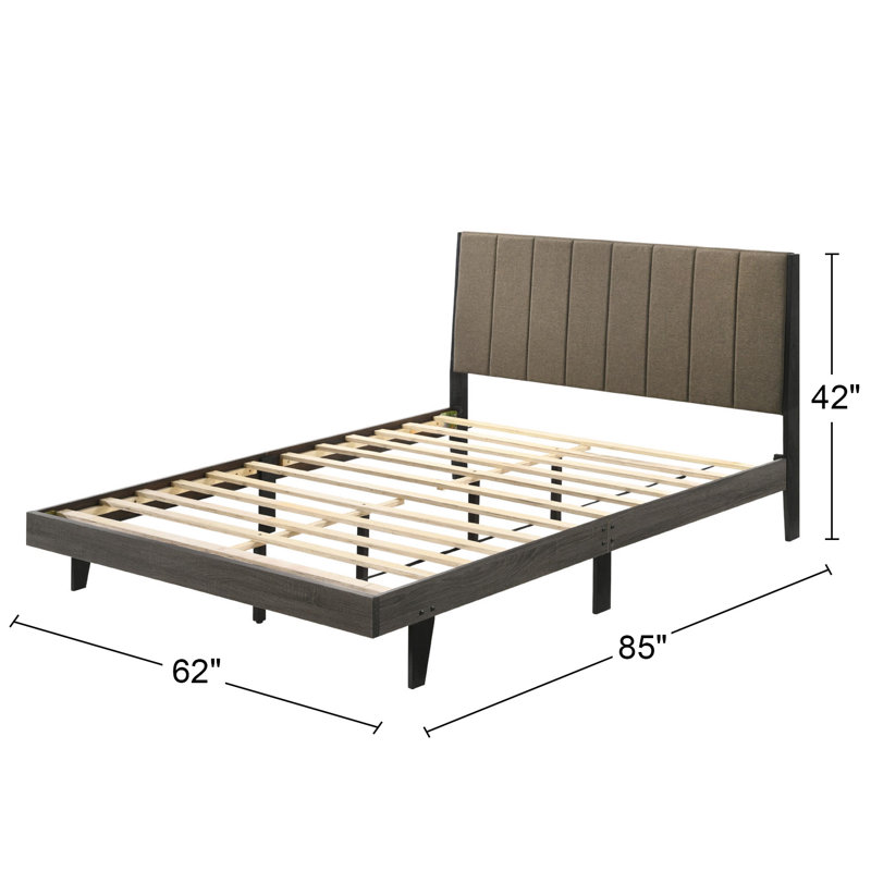 Grand lit plateforme